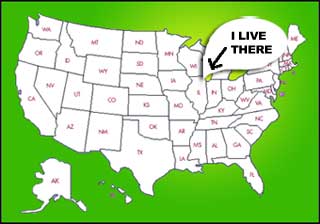 united states map