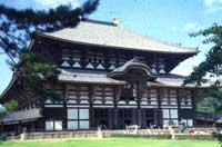 Buddhist Temple in Nara japan