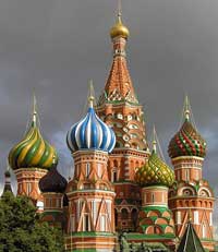 St Basil's Cathedral in Russia