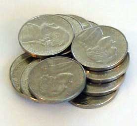 coin stacking